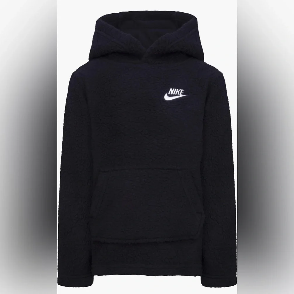 NIKE kids high-pile fleece hoodie